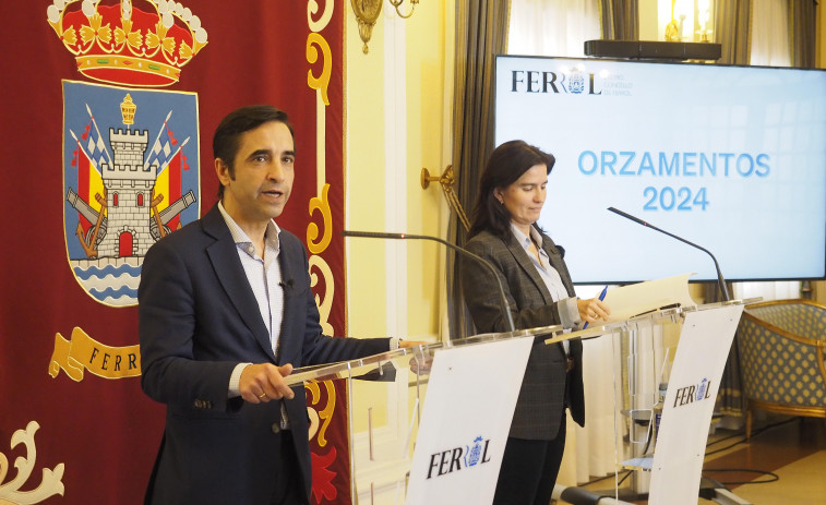 El presupuesto municipal de Ferrol para 2024 ascenderá a 92 millones de euros