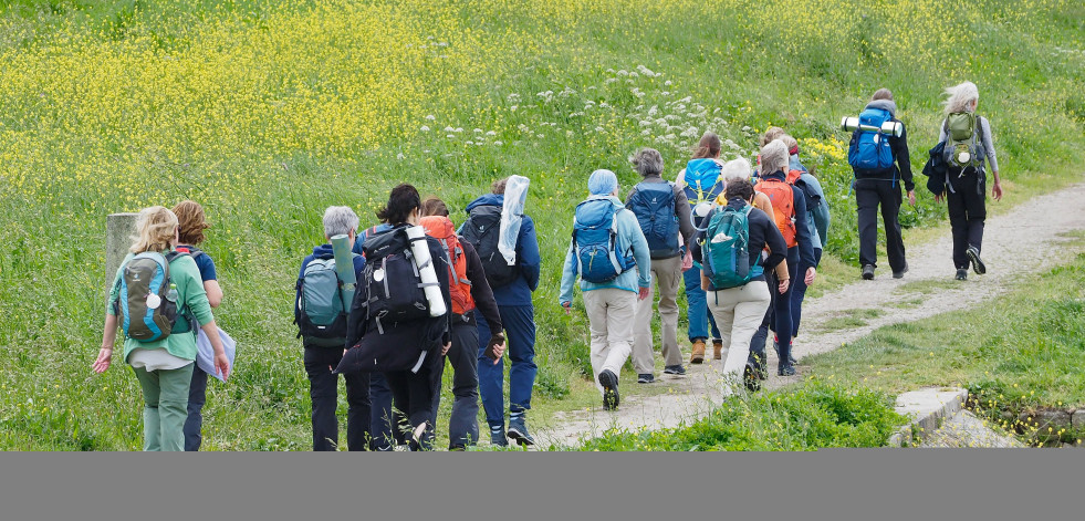 El Camino Inglés duplica en abril el número de peregrinos a Compostela
